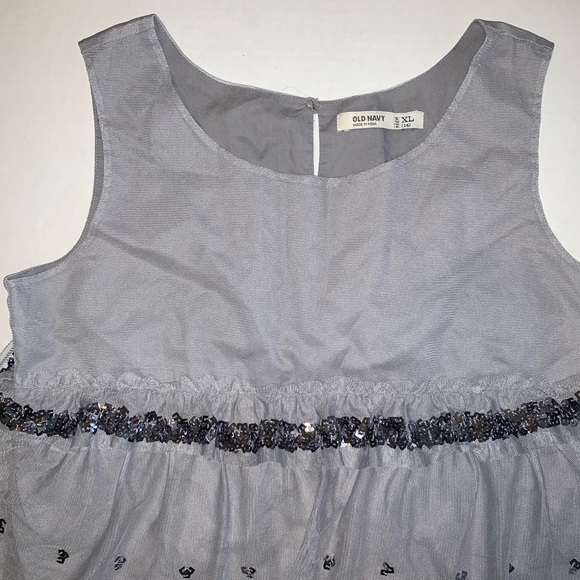 Old Navy Embellished Sequin Tiered Tunic - Picture 2 of 6
